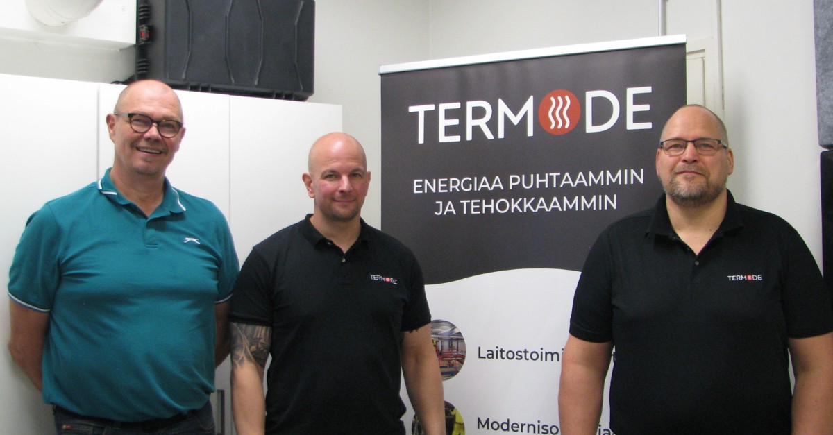 Termoden perustajat Esa Kukkonen, Sami Hyrkäs ja Ilkka Timonen